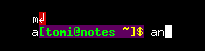 messed up prompt