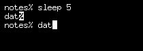 zsh no lf
